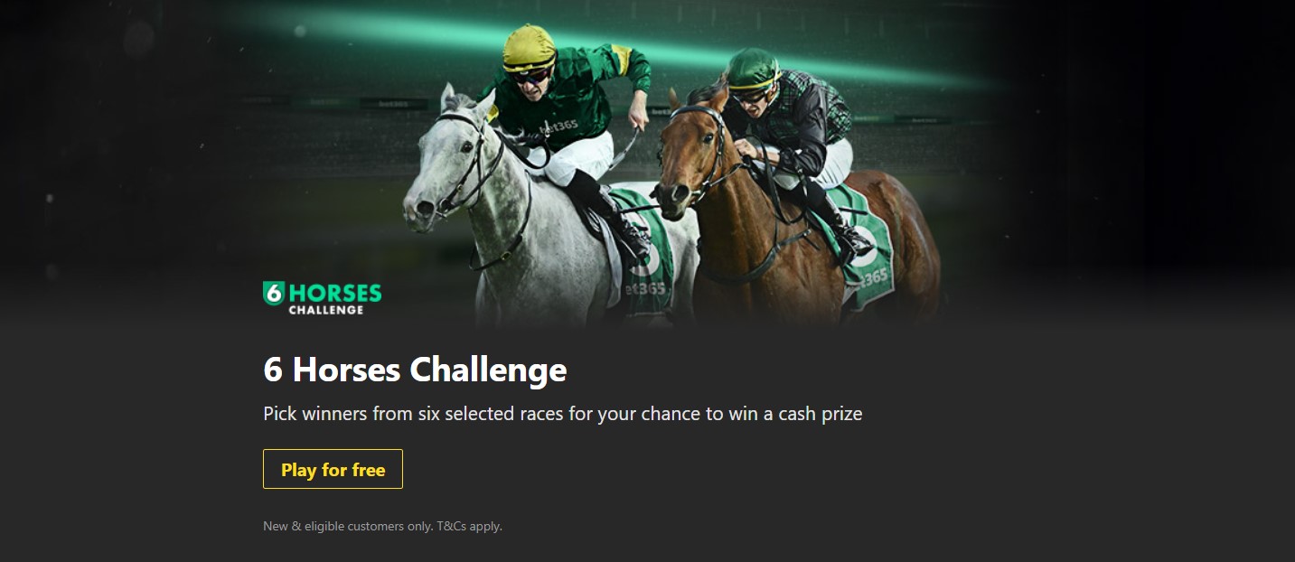 bet365 6 horses challenge